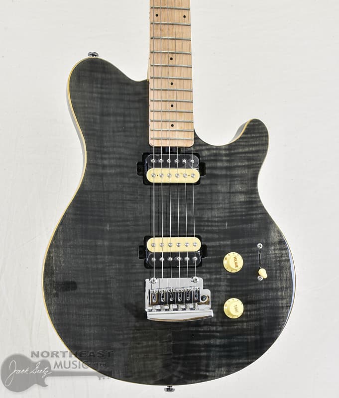 Sterling by Music-Man Axis Maple Top - Transparent Black image 1