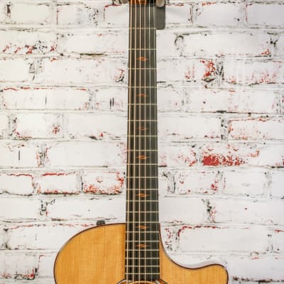 Taylor - C14ce Custom Grand Auditorium - Acoustic-Electric Guitar - Maple/Sitka - w/ Brown Taylor Deluxe Hardshell Case - x3124 image 3