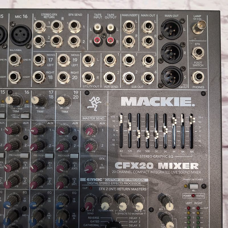 Mackie CFX20 MKII 20-Channel Compact Integrated Live Sound Reinforcement  Mixer