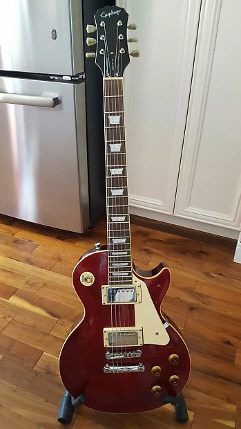Epiphone les paul standard cardinal red sale