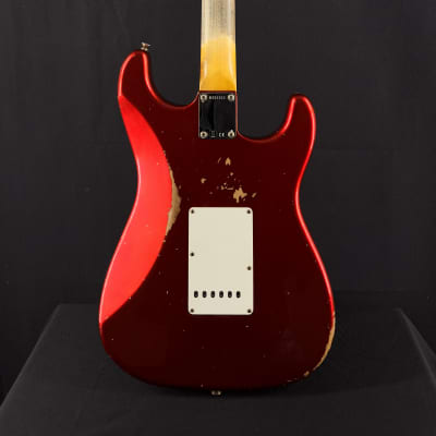Fender Custom Shop Left-Handed 1959 Relic Stratocaster in Candy Apple Red image 5