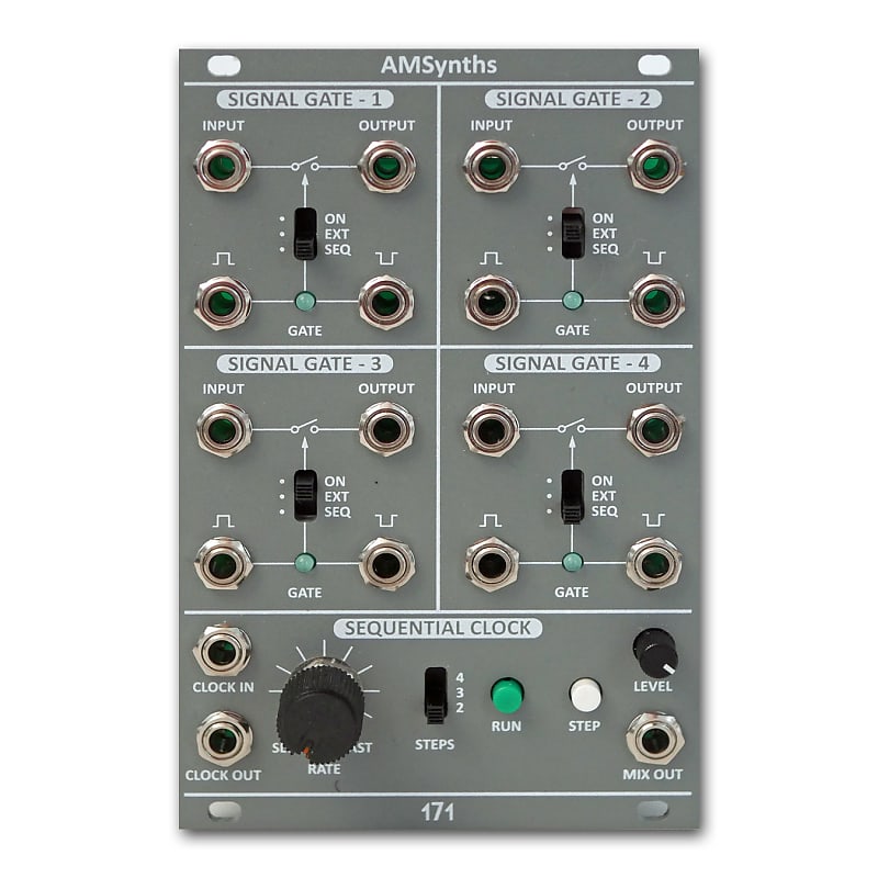 AMSynths Eurorack Module AM8171 Sequential Switch Reverb