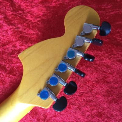 Martyn Scott Instruments Custom Built Partscaster Guitar in Matt Neon Yellow image 9