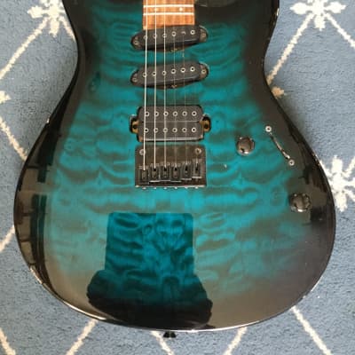 Fernandes Electric Guitar Ocean Blue image 2