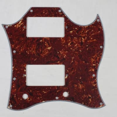 Brown Tortoiseshell Scratch Plate Pickguard Full Face to fit Gibson SG Special Style Electric Guitars