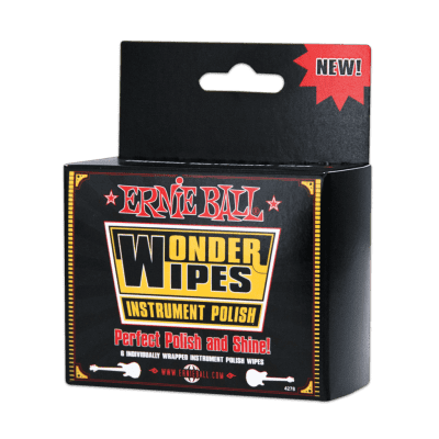 Ernie Ball Wonder Wipes Body Polish 6 Pack, P04278 image 2