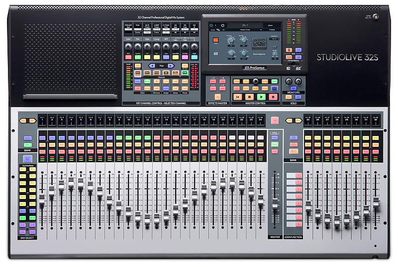 Presonus STUDIOLIVE 32S 32-Channel/22-Bus Digital Mixer+Recording Interface image 1