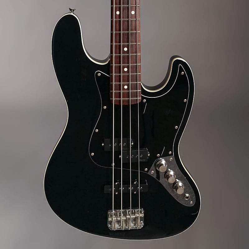 Fender Japan AJB Aerodyne Jazz Bass 2006 - Black + DiMarzio Pickups