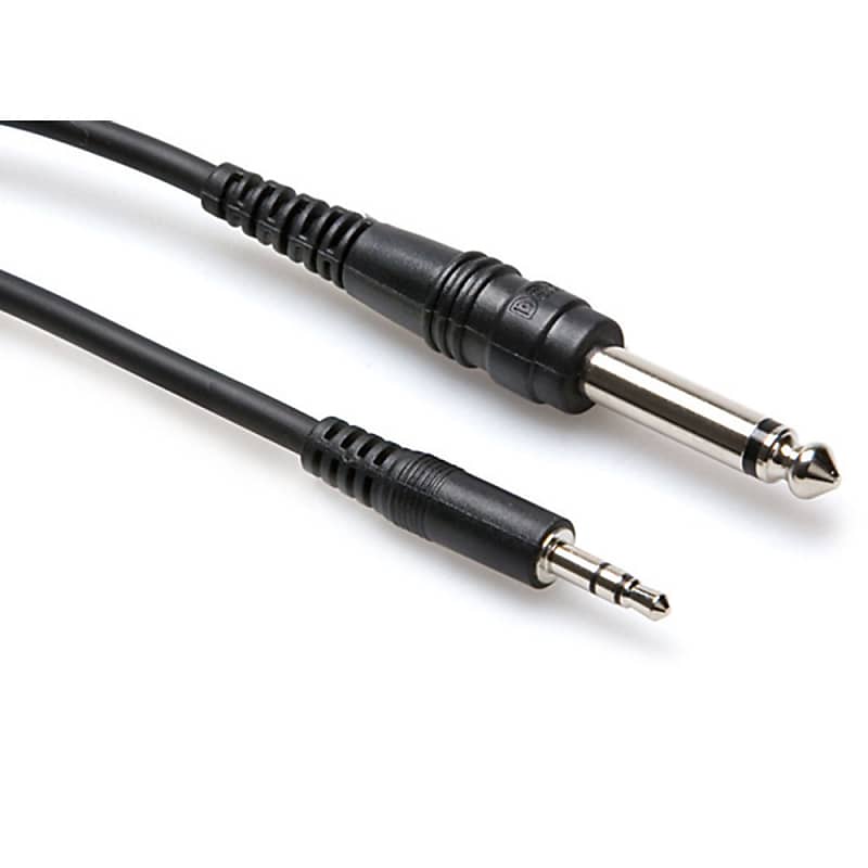 Hosa CMP-105 Stereo 3.5mm - 1/4" Male 5 feet cable image 1