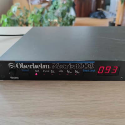 Oberheim Matrix 1000 Rackmount 6-Voice Synthesizer 1987 - Black