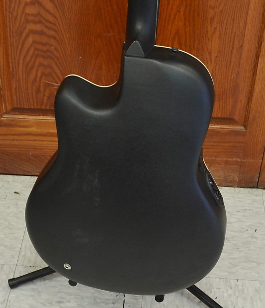 Ovation Celebrity GC057M 6 String Acoustic Electric Guitar Black