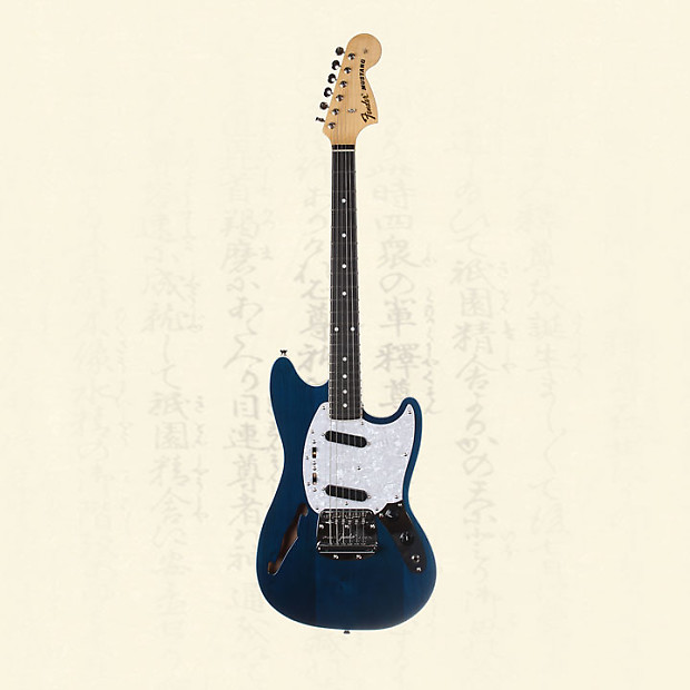 Fender Japan Limited Mustang Thinline Electric Guitar - | Reverb Fender Japan Limited Mustang Thinline Electric Guitar - | Reverb