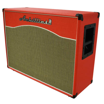 Achillies Nemesis 2x12 Celestion G12H Creambacks Red Speaker Cabinet for sale