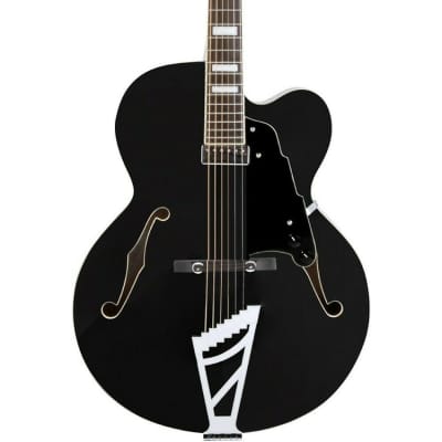 Open Box D'Angelico Premier EXL-1 Archtop, Black with Gig Bag image 6