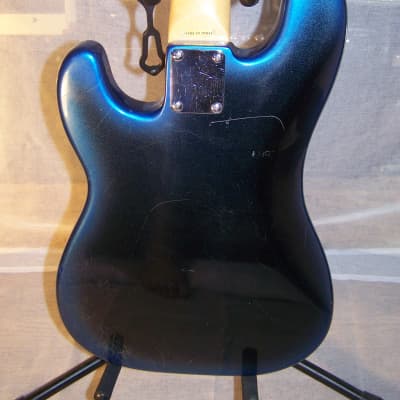 Vintage Lotus "P" Bass Style Guitar, 1980s, Metallic Blue/Black Burst Finish image 8