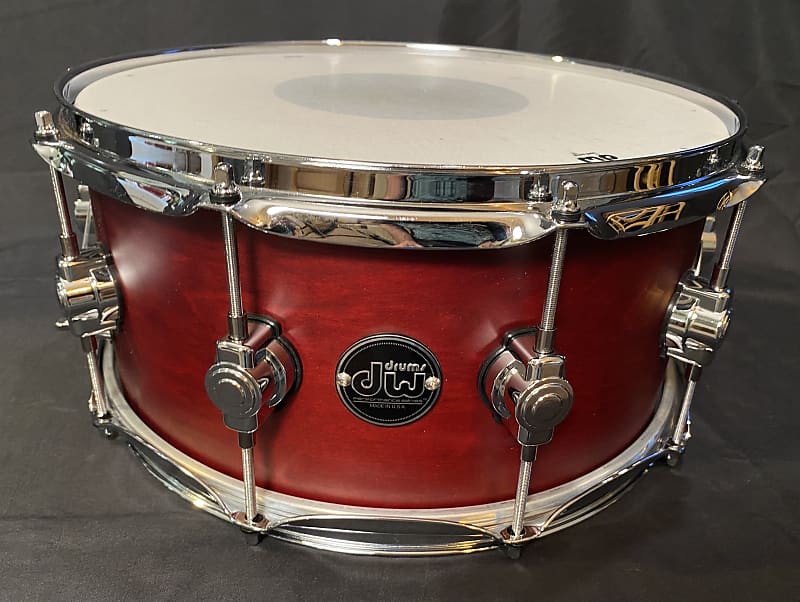 DW 6.5x14” Snare drum Performance series Tobacco Stain image 1