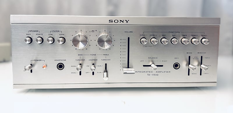 Vintage Sony TA-1150D Stereo Integrated Amplifier - Serviced + Cleaned