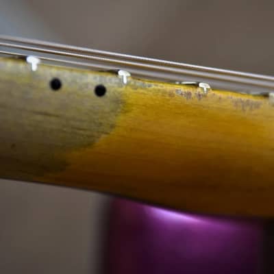 American Fender Stratocaster Relic Custom Purple Sparkle image 16