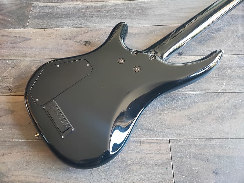 1990's Fernandes Japan SWB-75 Spector Style Bass (Black) w