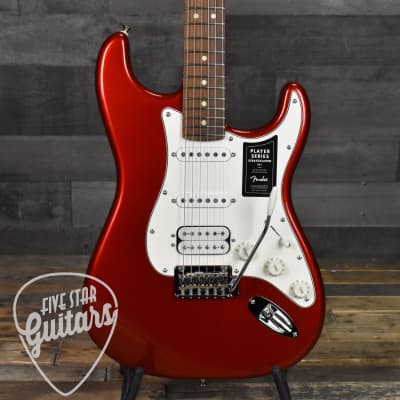 Fender Player Stratocaster HSS, Pau Ferro Fingerboard, Candy Apple Red image 9