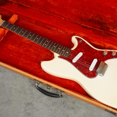 1963 Fender  Duo Sonic - Olympic White + OHSC image 1