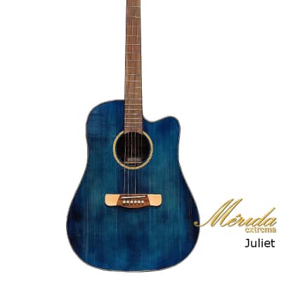 Merida Extrema Juliet Solid Sitka Spruce & Sapele  dreadnought cutaway acoustic guitar image 2