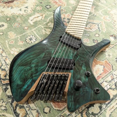 Skervesen Shoggie 7 FF NTB Neck Through - Ghost Green Tung Oil image 1