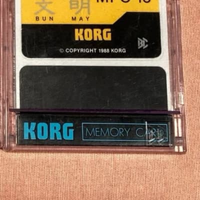 KORG ROM CARD MPC-13 BUN MAY M1 M1R T3 T2 T1 MEMORY CARD ROM 1988