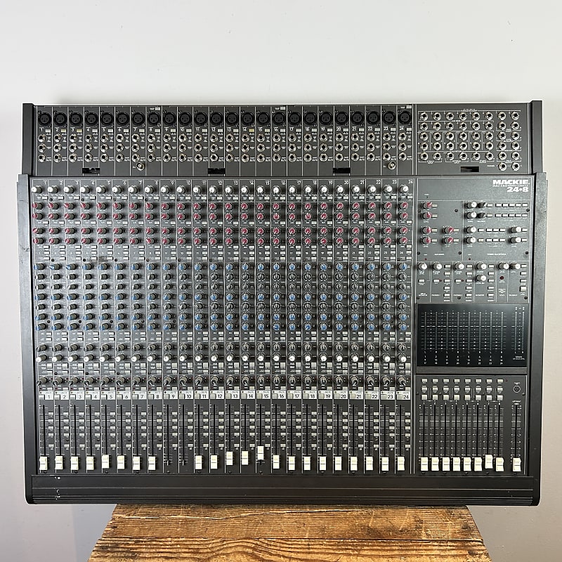 Mackie 24.8 24Channel 8Bus Mixing Console 1993 2005 Reverb