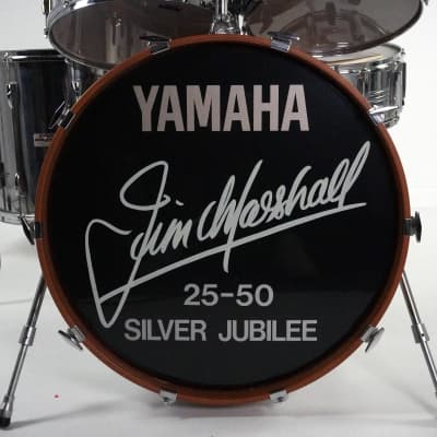 Jim Marshall’s Yamaha 9000 6-Piece Chrome Over Wood Kit Including Snare 1977-78 image 7