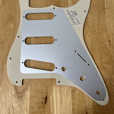 Left Handed Stratocaster Pickguard - Parchment Unbranded image 2