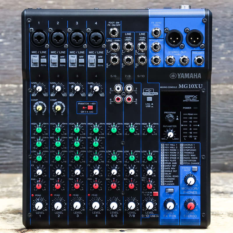 YAMAHA MG10XU 【美品】 YAMAHA MG10XU - 10-Channel Mixing Console with effects with