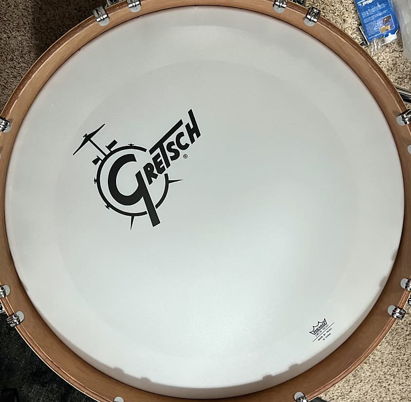 Bundle 2023 NEW, Unused 2 x Gretsch 18" bass drum reso and Reverb