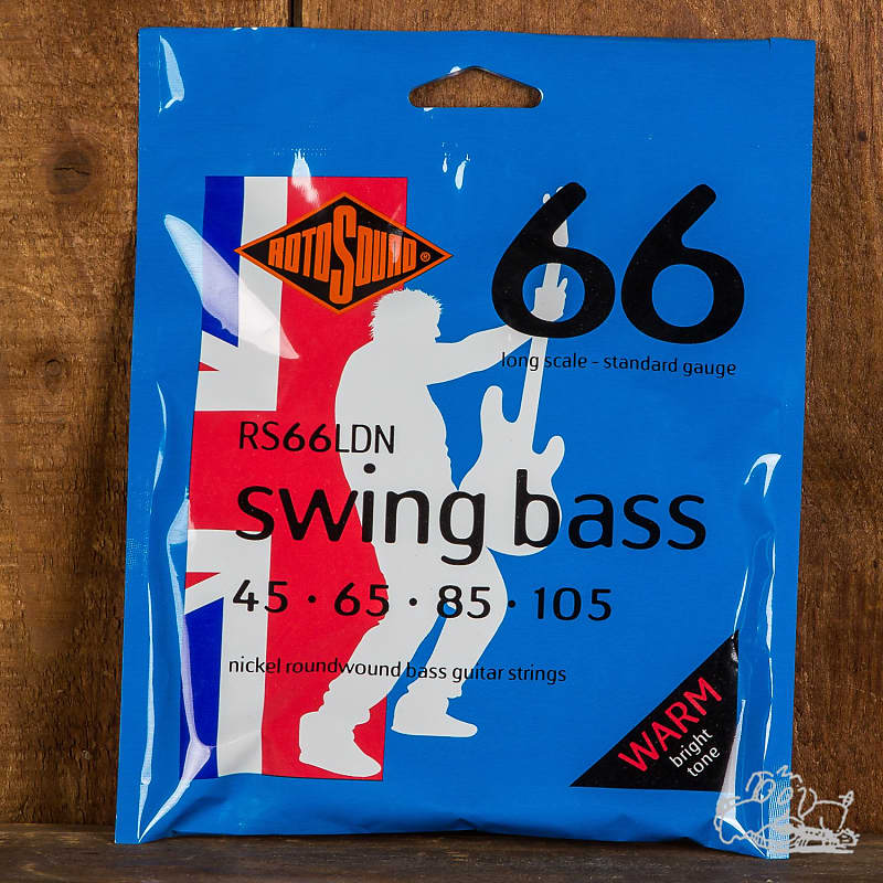 Rotosound RS66LDN Swing Bass 66 Nickel Long Scale Bass Strings - 45-105 image 1