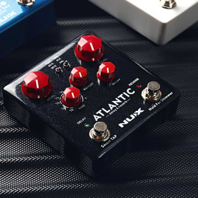 NUX Atlantic Multi Delay and Reverb Guitar Effect Pedal with Routing and Secondary Reverb Effects image 5