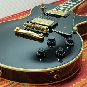 80’s burny LesPaul custom 日本製フルカスタムエイジド Burny Les Paul Custom 1980s Black Beauty MIJ CIJ Made In