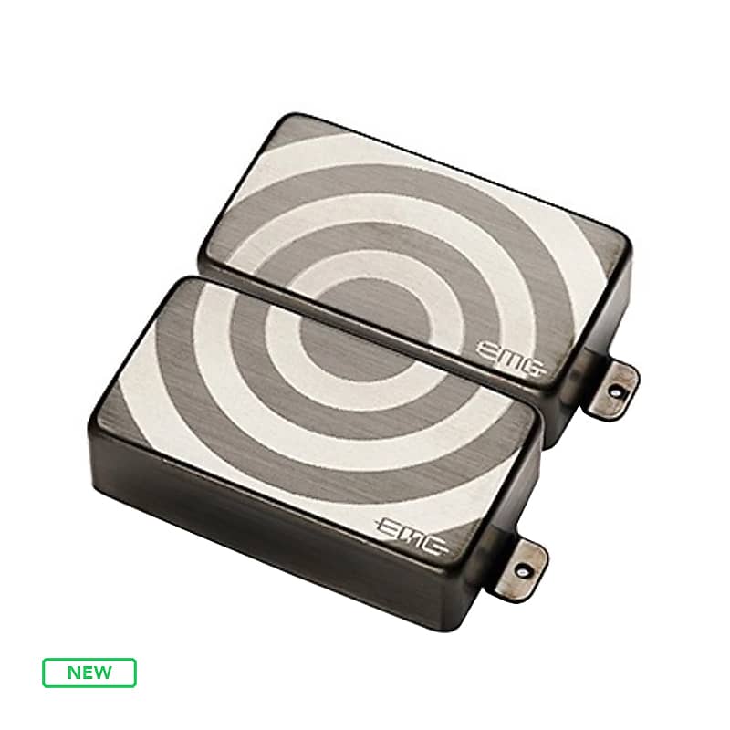 EMG ZW Zakk Wylde LS Bullseye Chrome BLK 81/85 Humbucker Limited Edition Set