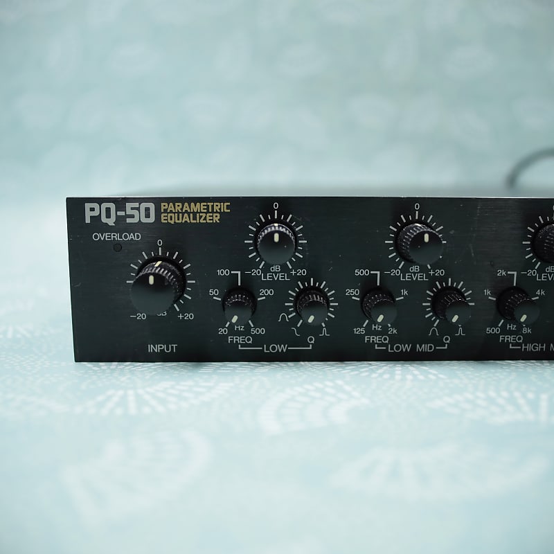 Boss Pro PQ-50 Parametric Equalizer With AC Adapter Made in Japan Guitar  Effect Rack ZF33601