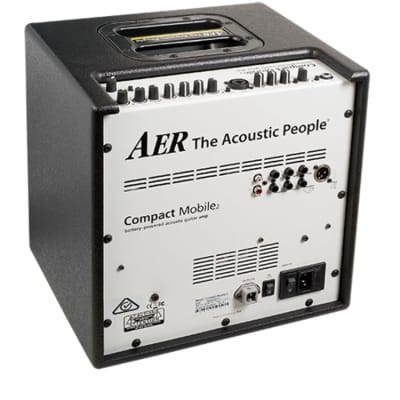 AER Battery Powered Acoustic Amp AER COMPACT MOBILE 2 60W / 2 Chan w/ 1x8 Speaker, Special Order image 2