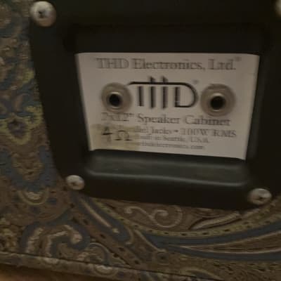 THD 2x12 110-Watt 4ohm speaker cabinet- Paisley image 4
