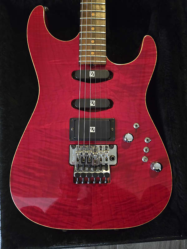 Tom Anderson Grand Am Lam 1989 - Translucent Red with | Reverb UK