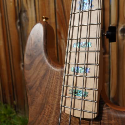 Spector USA Coda 4 Clairo Walnut 4-String Bass Guitar w/ Deluxe Protec Gig Bag (2023) image 14