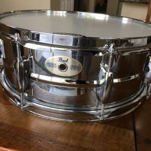 Pearl Mirror Chrome Steel Shell Snare Drum 5.5”x 14” | Reverb