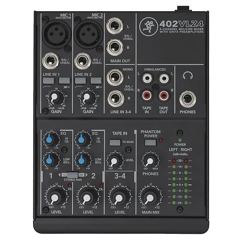 Mackie 402VLZ4 4-Channel Mic / Line Mixer image 1