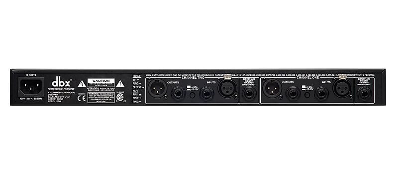 DBX 166xs Dual Compressor Limiter Gate w/ 4 Cables and