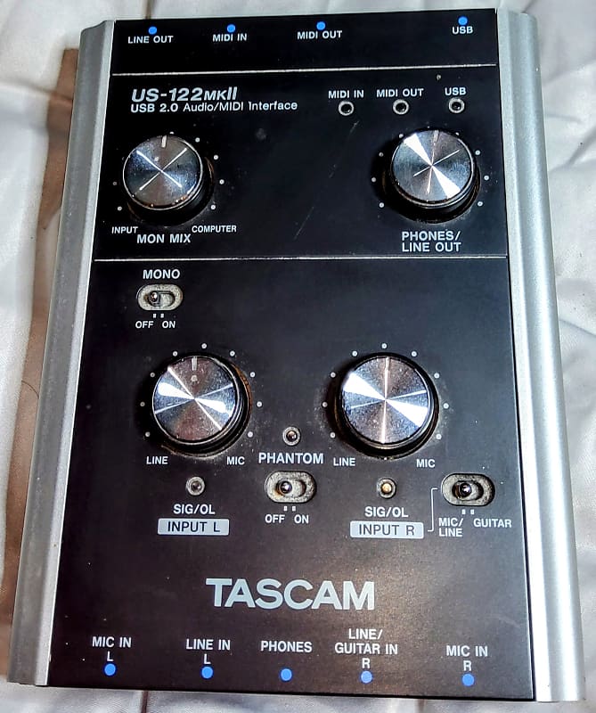 Tascam US122MKII USB Audio/Midi Interface : Amazon.ca