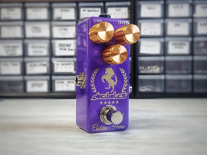 Decibelics Golden Horse Professional Overdrive - Amethyst Purple  Edition - Preorder imagen 1