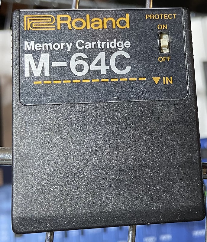 Roland M-64c Memory Cartridge 80s | Reverb