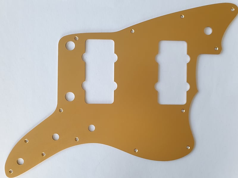 Jazzmaster American professional guitar pickguard gold Reverb