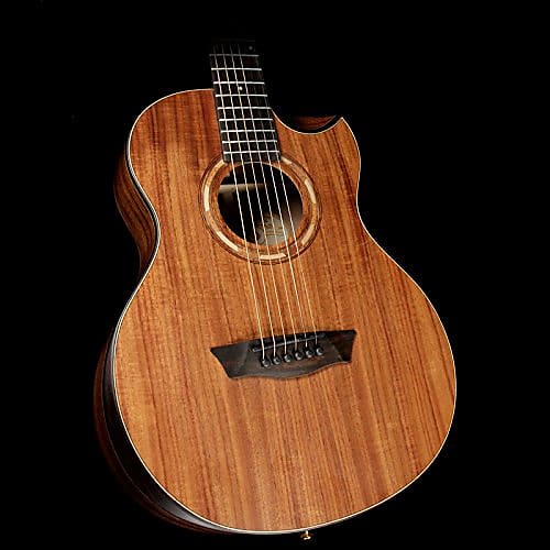 Washburn WCGM55K Comfort Series Grand Auditorium Koa Top/Back/Sides Mahogany Neck 6-String Acoustic Guitar w/Gig Bag image 1